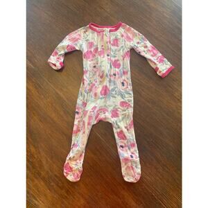 Bestaroo floral footie pajama